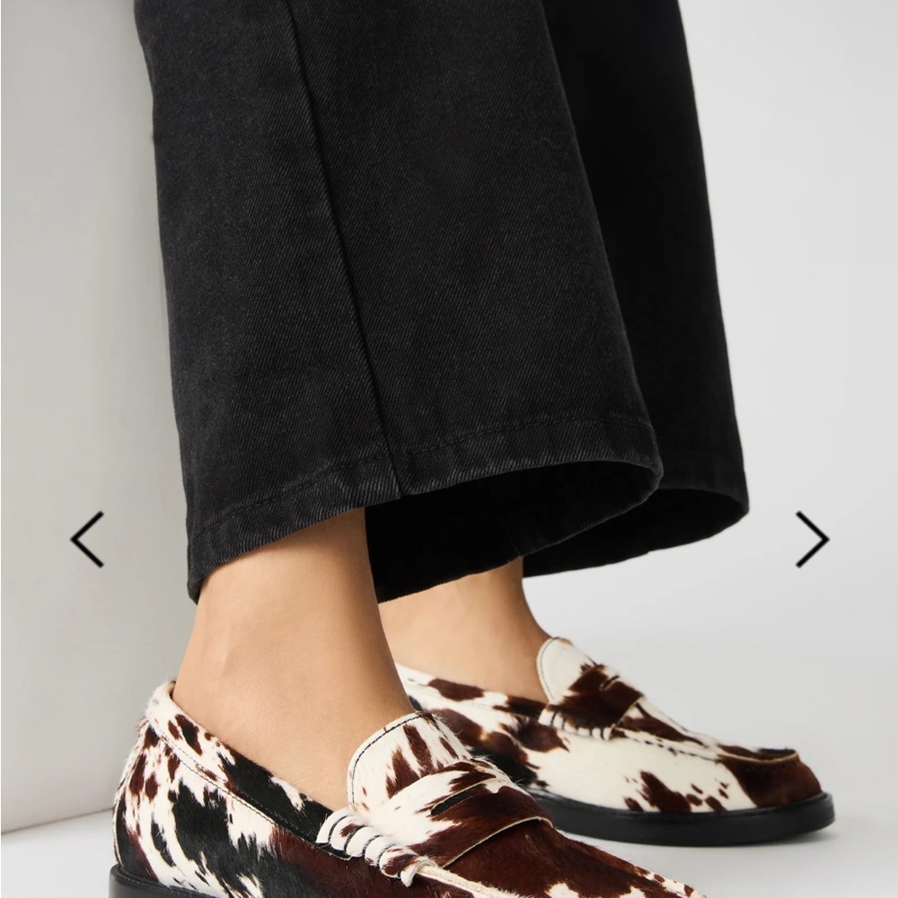 Steve Madden Madison Cow Print Loafers